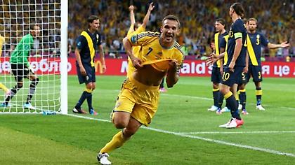 Η τελευταία σπουδαία παράσταση του Σεφτσένκο στο Ουκρανία-Σουηδία του Euro 2012