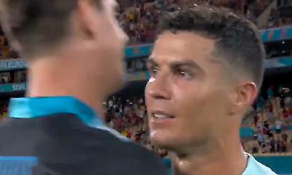 Ρονάλντο σε Κουρτουά: «Τυχεροί, ε; Η μπάλα δεν ήθελε να μπει μέσα σήμερα»