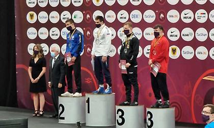 «Ασημένιος» ο Κουγιουμτσίδης στο Ευρωπαϊκό Πρωτάθλημα πάλης Εφήβων