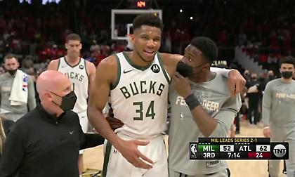 Σοκαρισμένος και ο Λεμπρόν από τον τραυματισμό του Γιάννη