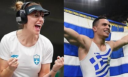 Οι αναρτήσεις περηφάνιας των σημαιοφόρων Κορακάκη και Πετρούνια