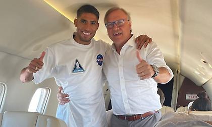 Παρί Σεν Ζερμέν: Πέταξε για Παρίσι ο Χακίμι μαζί με τον μάνατζέρ του!