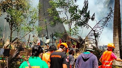 Συντριβή C-130 στις Φιλιππίνες: Συνολικά 50 νεκροί, 49 τραυματίες