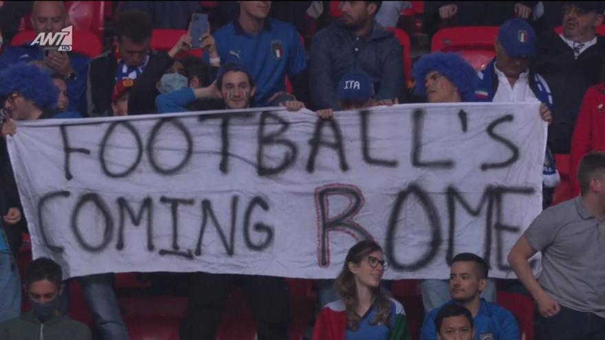 «Football’s coming Rome»: Η απάντηση των Ιταλών στο «Γουέμπλεϊ»