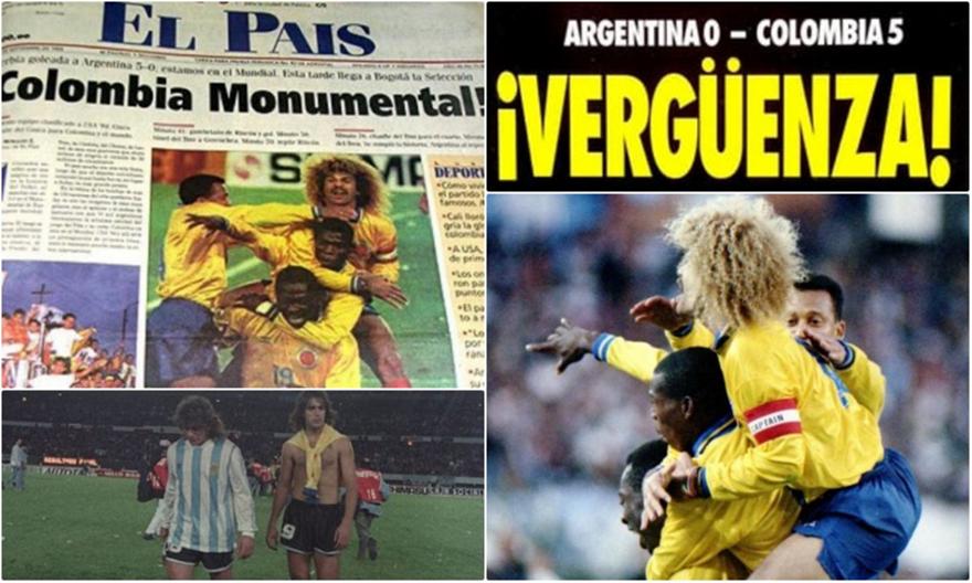 Η Κολομβία θα θυμίζει πάντα στην Αργεντινή τη νύχτα της ντροπής!