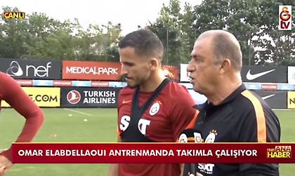 Στην προπόνηση της Γαλατασαράι ο Ελαμπντελαουί