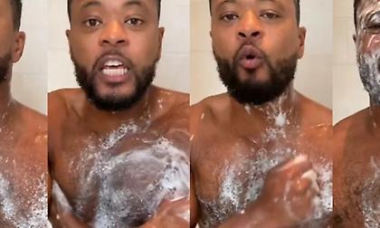 Ο Εβρά στηρίζει Ιταλία και το... φωνάζει κάνοντας ντους!