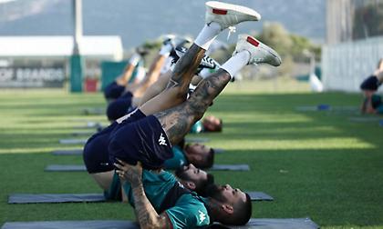 Το πρωί «χτίσιμο», το απόγευμα… χαλάρωμα στον Παναθηναϊκό
