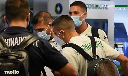 Η αναχώρηση του Παναθηναϊκού για Ολλανδία