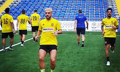 Η προπόνηση του Άρη στην «Astana Arena» (pics)