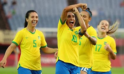 Ιστορική Μάρτα οδήγησε σε θρίαμβο την Βραζιλία στην πρεμιέρα των Ολυμπιακών Αγώνων!