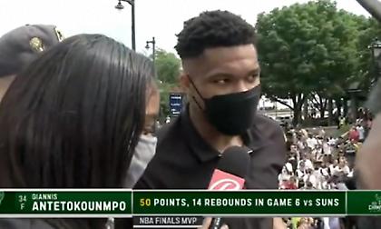 Αντετοκούνμπο για παρέλαση: «Είναι απίστευτο, χαρούμενος που τα καταφέραμε για τον κόσμο»!