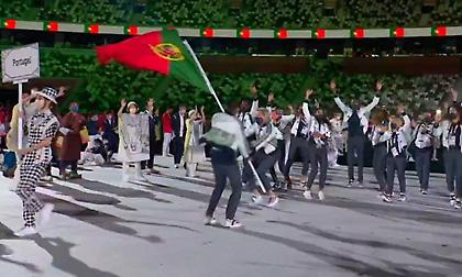 Με πολύ κέφι η είσοδος της Πορτογαλίας στην τελετή έναρξης