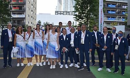 Έτοιμη για την τελετή έναρξης η ελληνική ομάδα στο Τόκιο (pics)