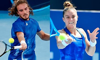 Τι ώρες παίζουν Στέφανος Τσιτσιπάς και Μαρία Σάκκαρη την Τρίτη