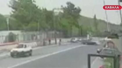 Σοκαριστικό βίντεο από το τροχαίο στην Καβάλα