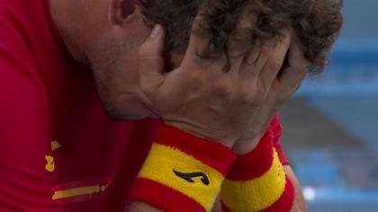 Ξέσπασε σε κλάματα και ο Καρένιο Μπούστα μετά τη νίκη επί του Τζόκοβιτς