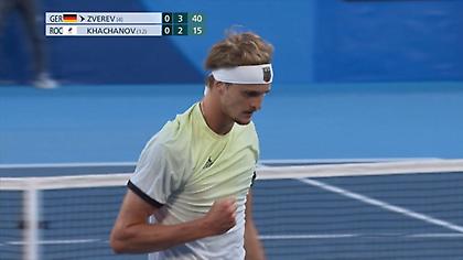 Το τρομερό βολέ του Ζβέρεφ κόντρα στον Κατσάνοφ