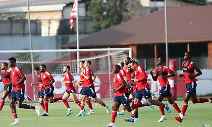 Με Ονιεκουρού η προπόνηση του Ολυμπιακού πριν το ματς με τη Λουντογκόρετς (pics)