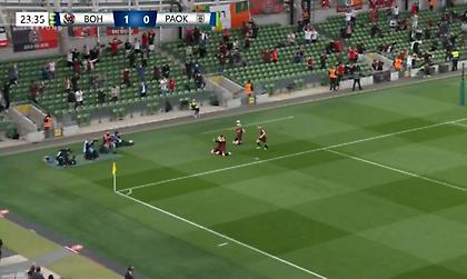 Η Μποέμιαν τιμώρησε την αδράνεια της άμυνας του ΠΑΟΚ και άνοιξε το σκορ