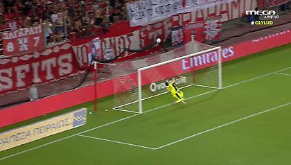 Εντυπωσιακή απόκρουση Τζολάκη!