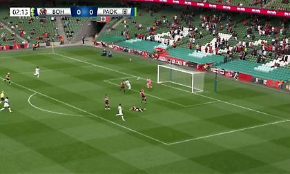 Διπλή ευκαιρία για τον ΠΑΟΚ πριν συμπληρωθούν τρία λεπτά