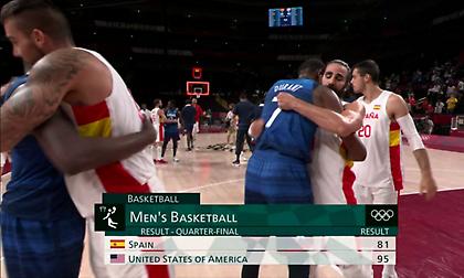 Τα highlights από τη νίκη των ΗΠΑ επί της Ισπανίας