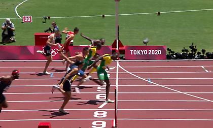 Το βίντεο της τρομερής ανατροπής του Πάρτσμεντ στο φινάλε για το χρυσό μετάλλιο στα 110μ. εμπόδια!