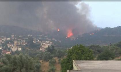 Άνιση η μάχη με τις εστίες: Αγρίεψαν οι άνεμοι -Στις φλόγες η Λίμνη Μαραθώνα