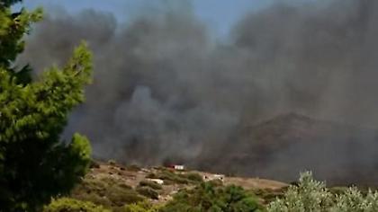 Φωτιά στο Σούνιο