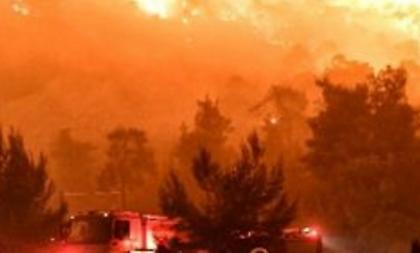 Ανατολική Μάνη: Μαίνεται το πύρινο μέτωπο - Απομακρύνθηκε από το Γύθειο η φωτιά
