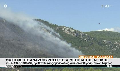 Πρόεδρος Πυροσβεστών: «Κάποιοι παίζουν, 50 φάρσες για πυρκαγιές στην Αττική»