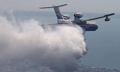Beriev-200: Η μάχη του «Ρώσου γίγαντα» στην Εύβοια - Συγκλονιστικό βίντεο από το κόκπιτ (pics)