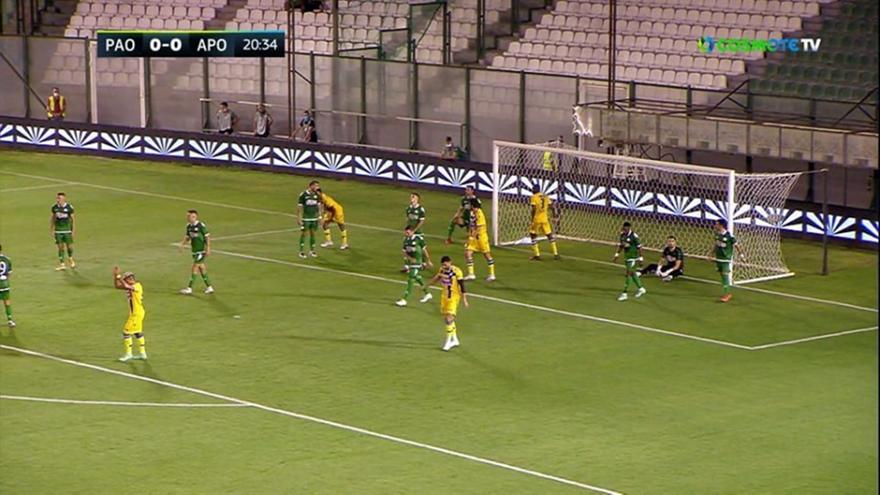 Με κεφαλιά άνοιξε το σκορ ο ΑΠΟΕΛ κόντρα στον Παναθηναϊκό