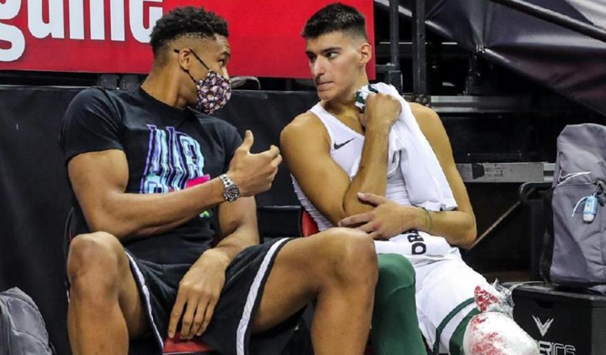 Καλαϊτζάκης: Θετικός στο δεύτερο ματς των Μπακς στο Summer