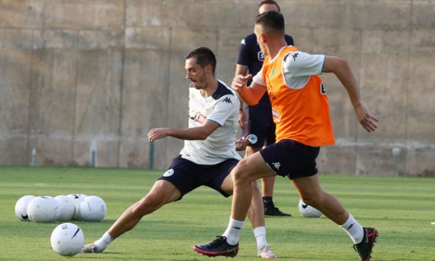 Διπλή προπόνηση και υψηλή ένταση στον Παναθηναϊκό - Εκτός ο Καμπετσής