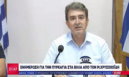 Χρυσοχοΐδης: Τα εναέρια μέσα έχουν επιχειρήσει ως τώρα διπλάσιες ώρες σε σχέση με πέρσι συνολικά