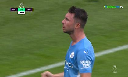 Με τρία γκολ στο δεύτερο ημίχρονο, η Σίτι «καθάρισε» 5-0 τη Νόριτς