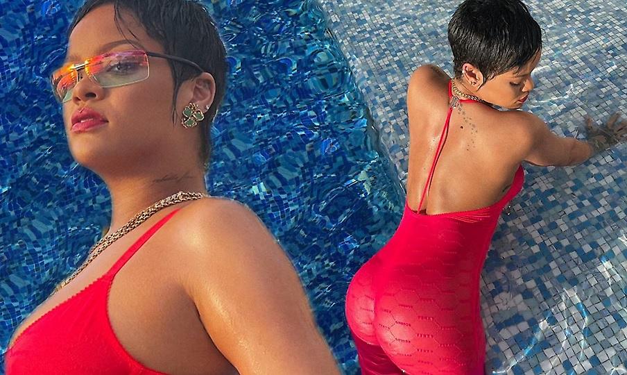 Οι σέξι πόζες της Rihanna στην πισίνα (pics)