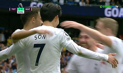 Προβάδισμα για Τότεναμ με τυχερό φάουλ του Σον