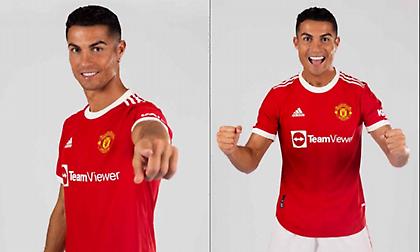 Οι πρώτες φωτογραφίες του Κριστιάνο Ρονάλντο με τη φανέλα της Μάντσεστερ Γιουνάιτεντ