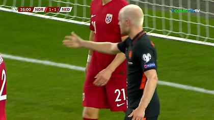 Ο Κλάασεν ισοφάρισε για την Ολλανδία μέσα στη Νορβηγία