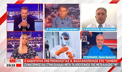 Βασιλακόπουλος - ΣΚΑΪ: Προς αύξηση κρουσμάτων