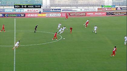 Βόλος-Νίκη Βόλου: Έκανε το 2-0 ο Νίνης