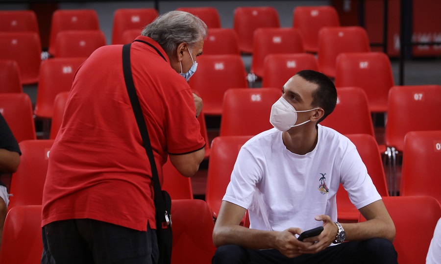 Ολυμπιακός: Επέστρεψε στο ΣΕΦ ο Ποκουσέφσκι (pics)