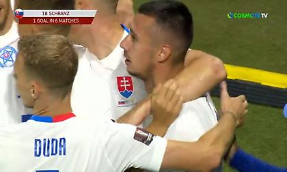 Ξεκλείδωσε την άμυνα της Κύπρου η Σλοβακία