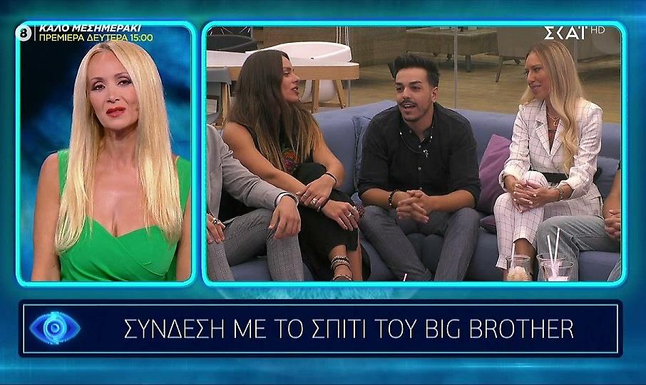 Big Brother: Πρώτη σύνδεση με το σπίτι, τι λένε οι τρεις υποψήφιοι