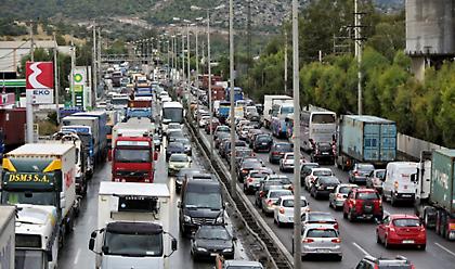 Κλειστή η Αθηνών – Κορίνθου στον Ασπρόπυργο στο ρεύμα προς Αθήνα