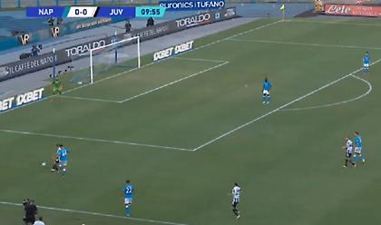 Τραγικό λάθος του Μανωλά και 1-0 η Γιουβέντους!