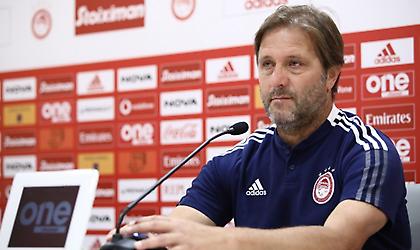 Live streaming: Η συνέντευξη Τύπου του Ολυμπιακού για Αντβέρπ